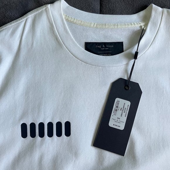 rag & bone x Star Wars Stormtrooper White T Shirt XXS - NWT - Picture 4 of 8